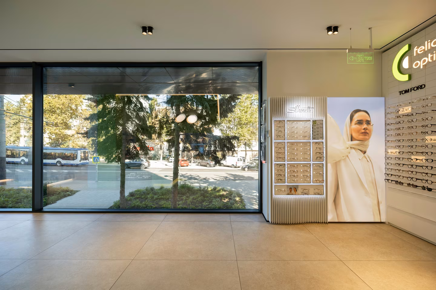 When the facade becomes part of the interior.